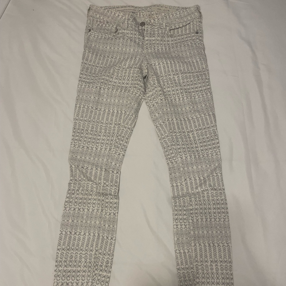 Anthropologie detailed denim pants